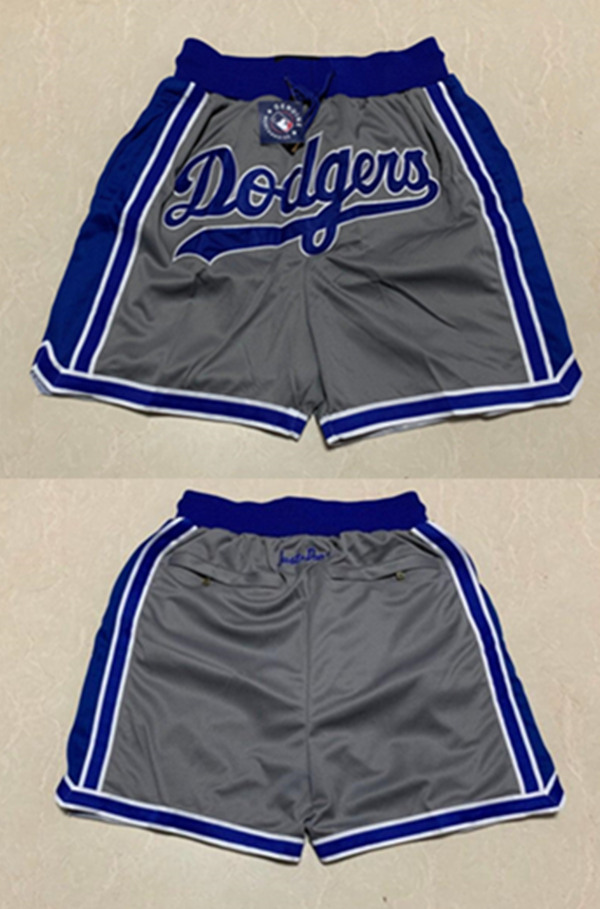 Men's Los Angeles Dodgers Grey Shorts (Run Small)